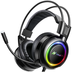 Headset Gaming ABKONCORE With RGB LED B780
